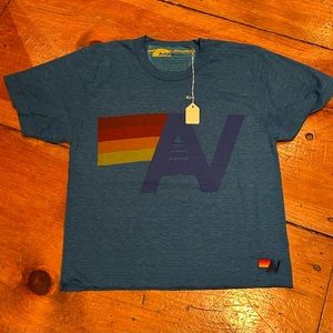 Aviator Nation NWT Ocean Blue Women’s Logo Tee